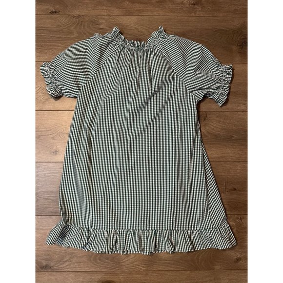 Hill House Green Gingham Mini Dress - Picture 8 of 10